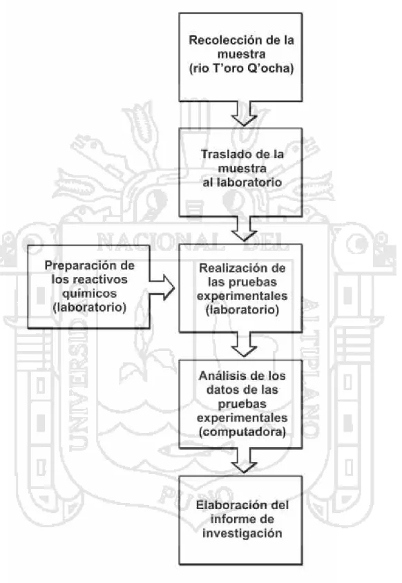 Fig. 3.1 ESQUEMA DE LA INVESTIGACIÓN