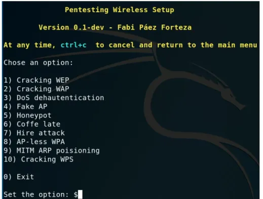 Figura 3.3: Menu script