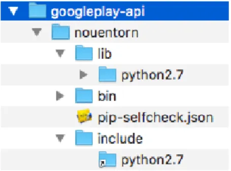 Figura 2.4: Python a l’entorn virtual