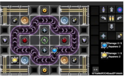 Figure 5: Example of the game developed.