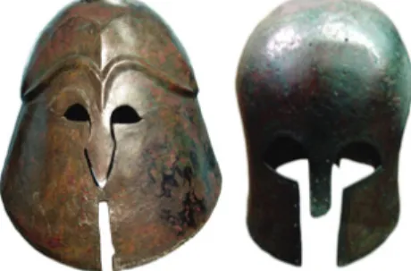 Figura 3. Elmo/casco/mascara romana do sec. V – VI a. c. 