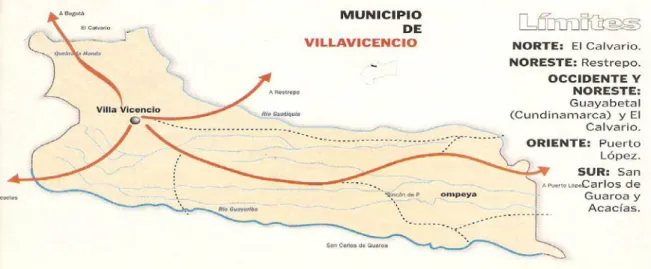 Figura  6. Mapa de Villavicencio. 
