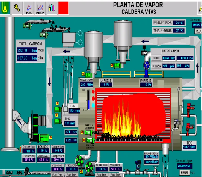 Figura 6. Esquema Funcional de la Caldera. 
