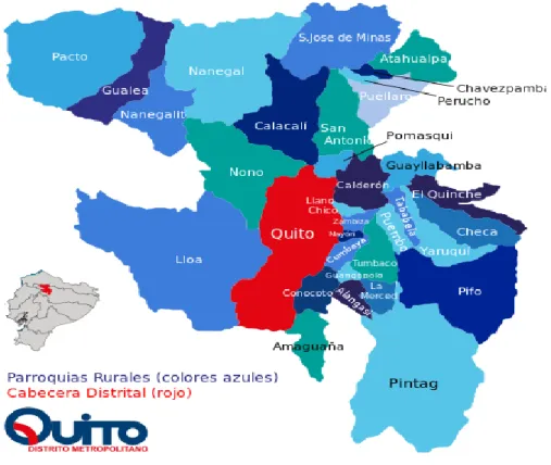 Figura 8 - Perímetro urbano de la ciudad de Quito 