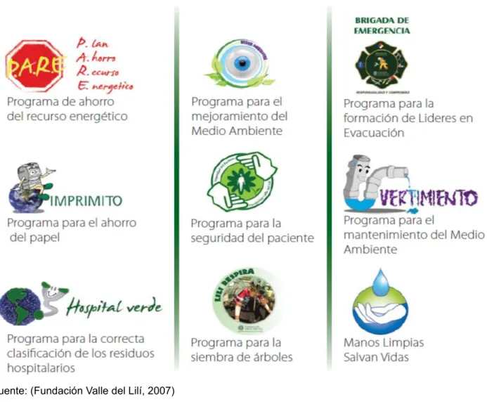 Figura 4. Programas de la Fundación Valle del Lilí que apoyan la RSE 