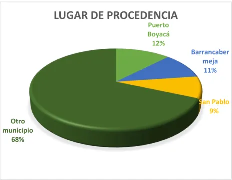 Figura 2 Lugar de procedencia 