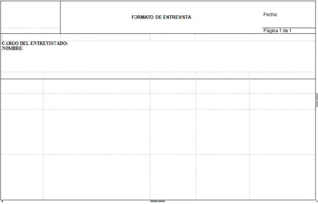 Figura 2 Formato De Entrevista 