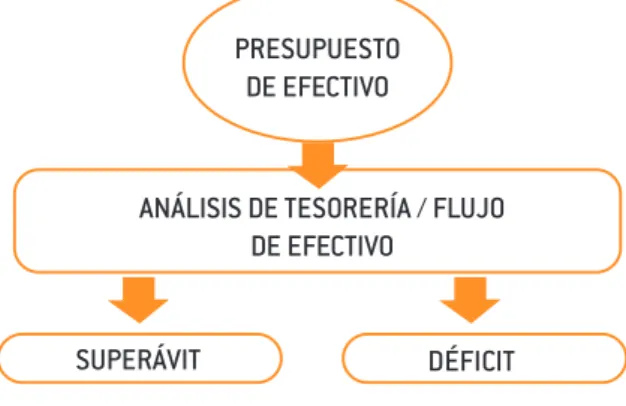 FIGURA 2.  Árbol lógico de análisis de presupuesto de efectivo. 