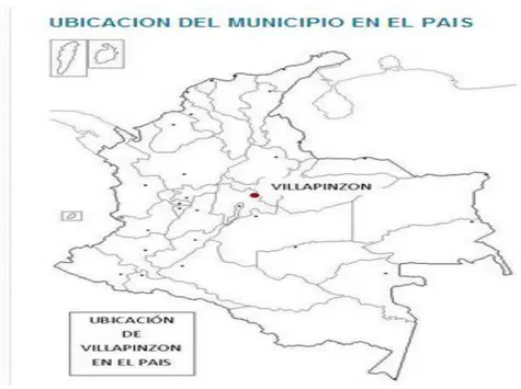 Ilustración 8: Ubicación del municipio en el país 