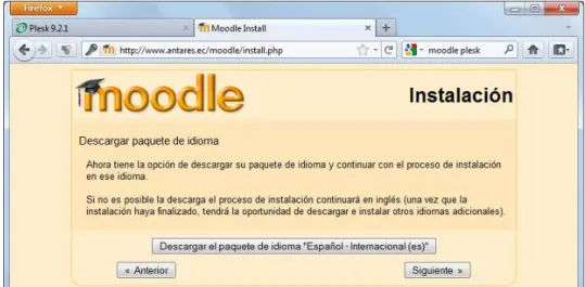 Figura 2. 33: Descargas de Paquetes de Idiomas. 