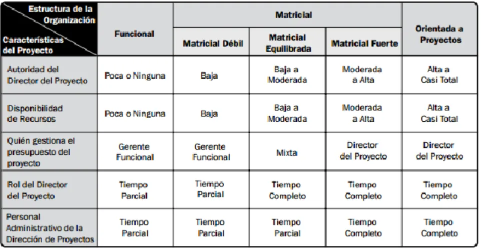 Figura 8. Contexto de la Gestión de Proyectos 