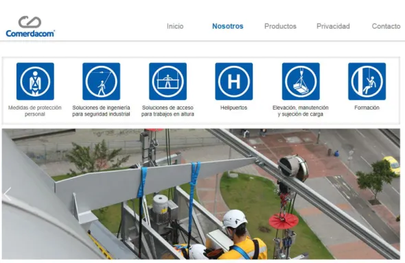 Figura 7. Comerdacom – muestra comercial. 