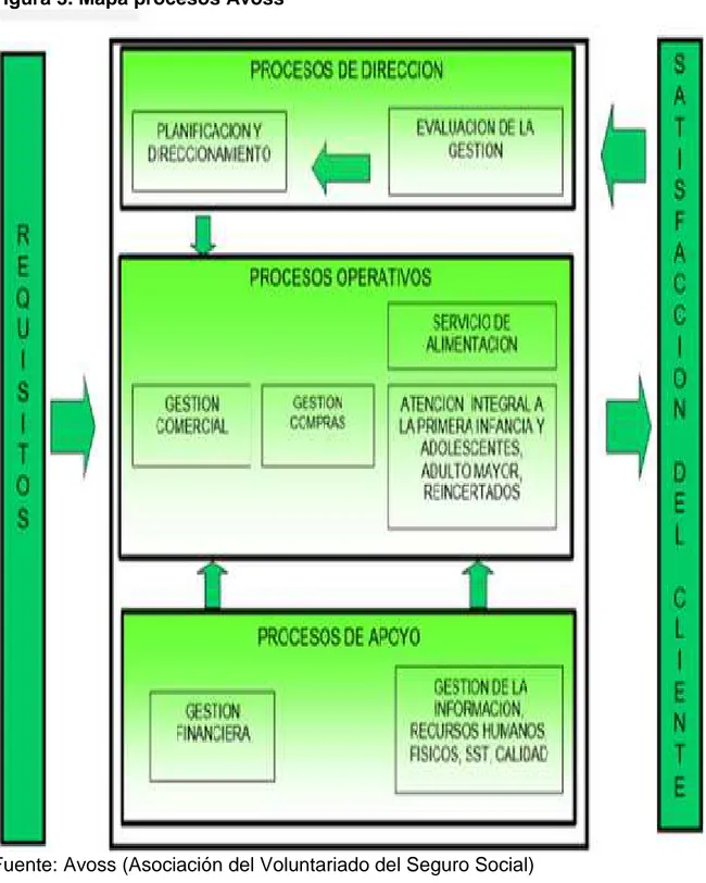 Figura 3. Mapa procesos Avoss