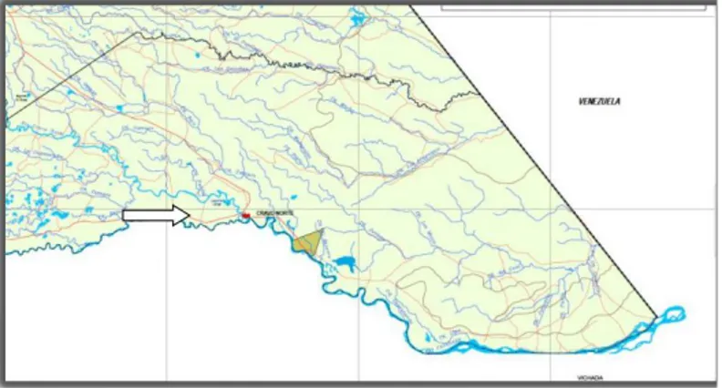 Ilustración 4. Mapa del Resguardo Canáma 