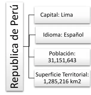 Figura 14. Información básica de Perú  