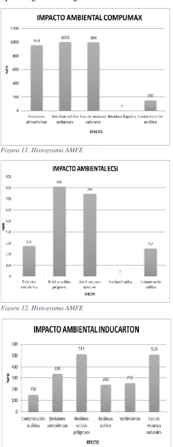 Figura 4.  Histograma AMFE