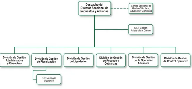 Ilustración 3 Estructura Organizacional Seccional Arauca 