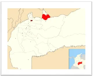 Figura 4. Ubicación geográfica Municipio De Cabuyaro, meta. 