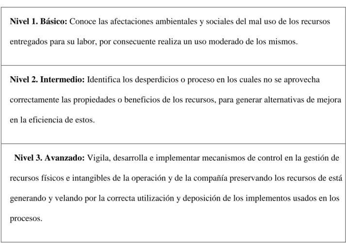 Tabla 5 - Gestión de resultados 