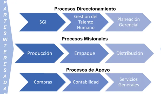Ilustración 3: Mapa de procesos BOLECO 