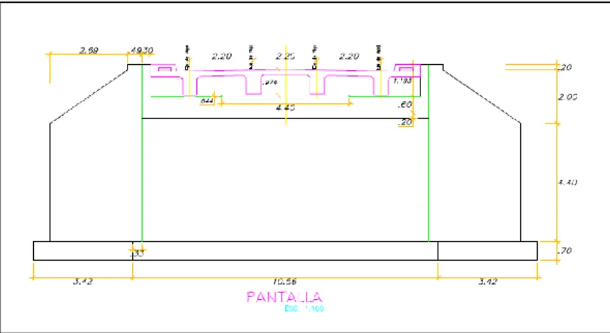 Figura 2. Diseño puente   
