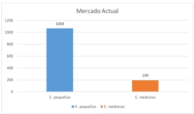 Gráfico 1 Mercado actual 