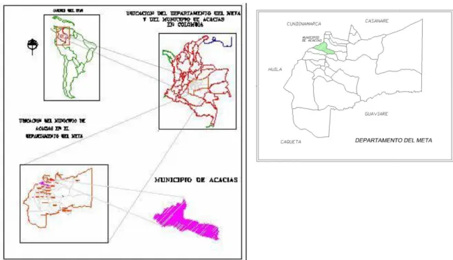 Cuadro 1: Localización Geográfica del municipio de Acacias 