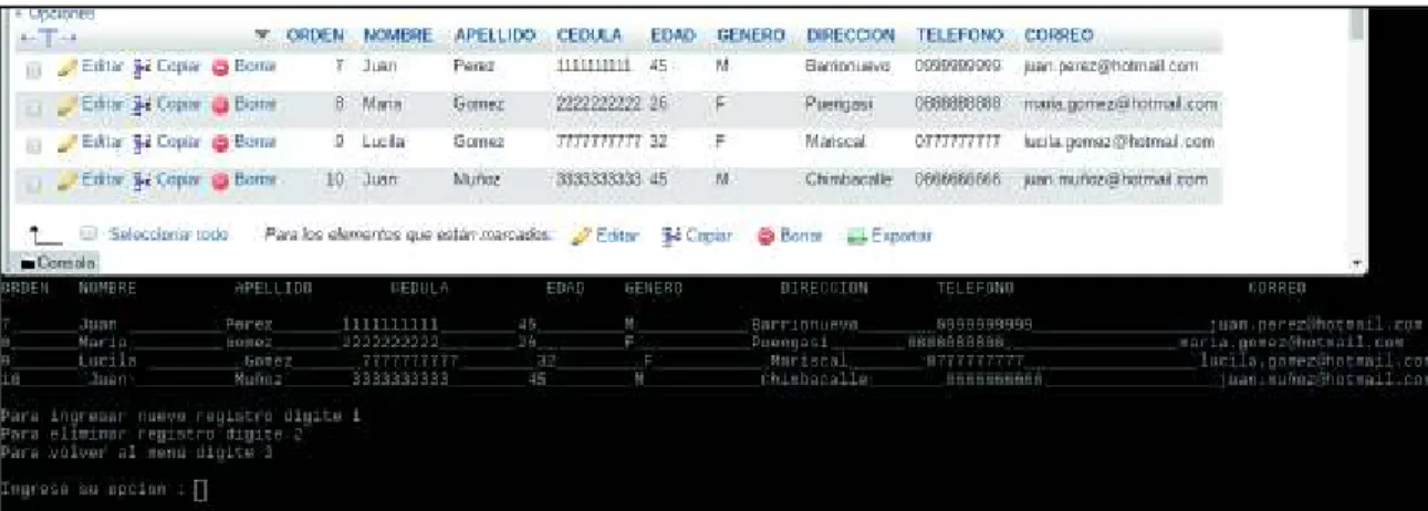 Figura 3.31 Prueba Comprobar datos 