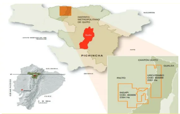 GRÁFICO 4.2. UBICACIÓN DE PROYECTOS MINEROS EN GUALEA 