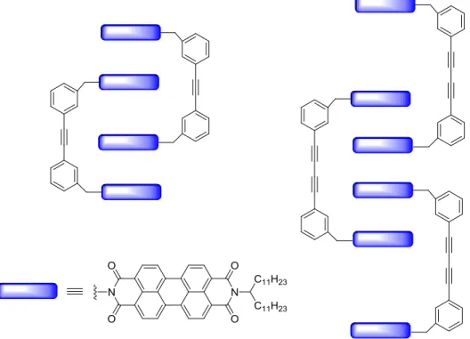Figure  16.  Schematic  representation  of  the  dimeric  and  oligomeric  structures  described  by  Würthner et al