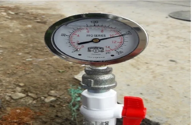 Figura 10. Prueba hidrostática 