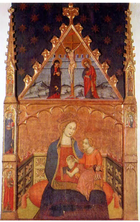Fig. 4: La Mare de Déu amb l’ocellet de Joan Massana. 