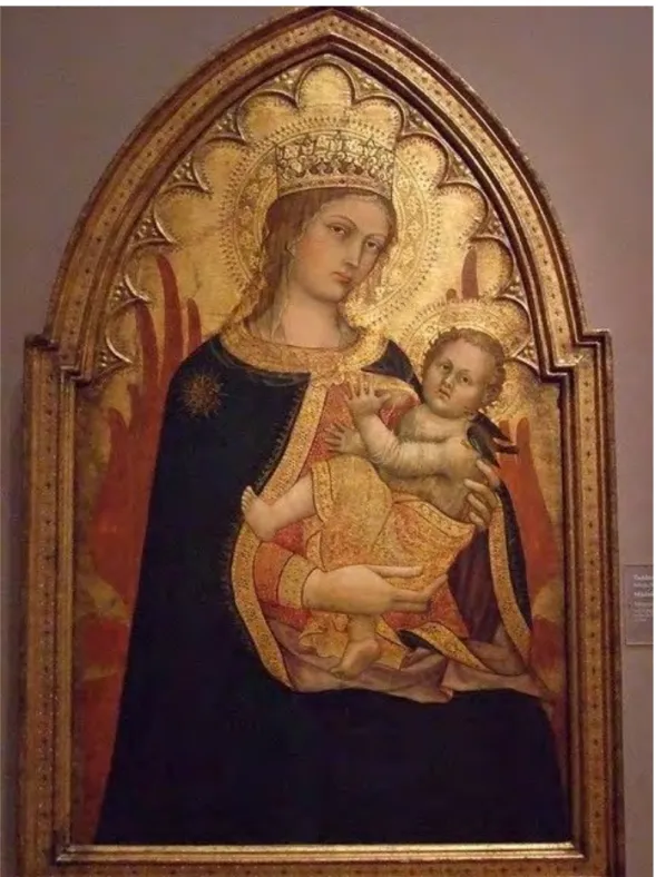 Fig. 9: Madonna amb Infant de Taddeo di Bartolo. 