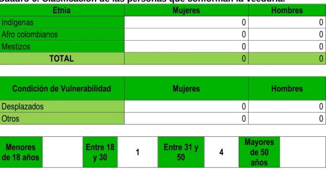 Cuadro 5. Descripción nivel educativo. 