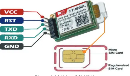 Figura 1.9 Módulo GSM [34]