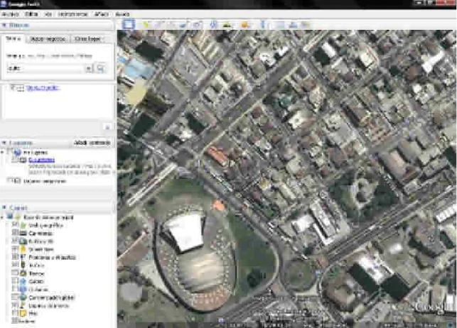 Figura 1. 12: Interfaz de usuario Google Earth