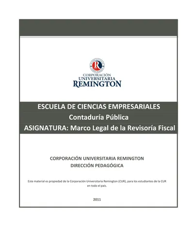 Responsabilidades Informes Del Revisor Fiscal Responsabilidades