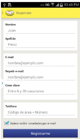 Figura 2.10 Actividad Registrarse [20] 