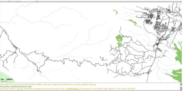 Figura 1.19 Mapa real .net.xml con netconvert 