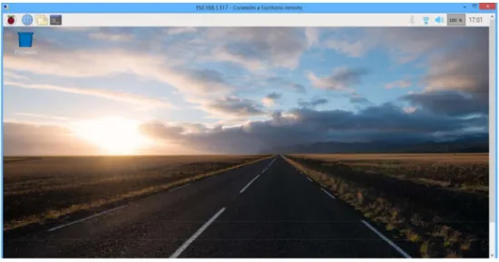 Figura 2.19 Interfaz Raspbian. 