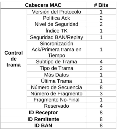 Figura 1.24 Formato General del MAC Frame Body [2]. 