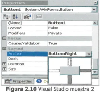 Figura 2.10 Visual Studio muestra 2