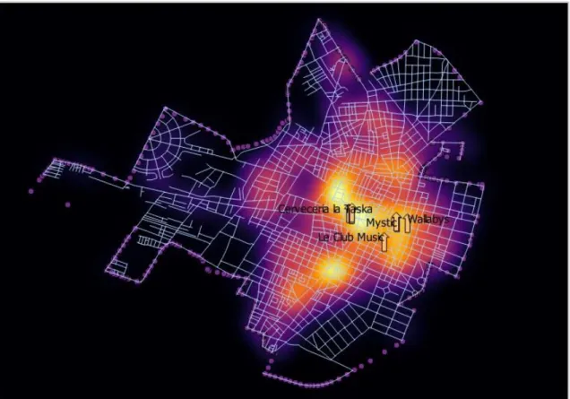 Ilustración 10. Mapa de calor categorías: 1, 3, 4, 5 
