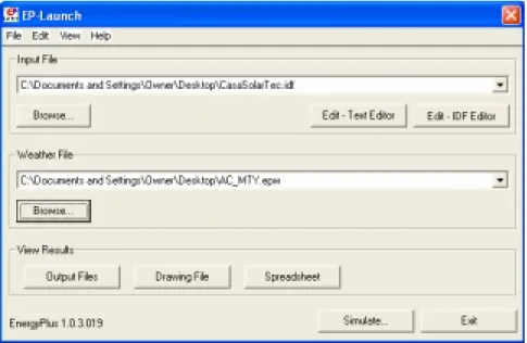 Figura 4.3  Interfase E-Plus Launch 