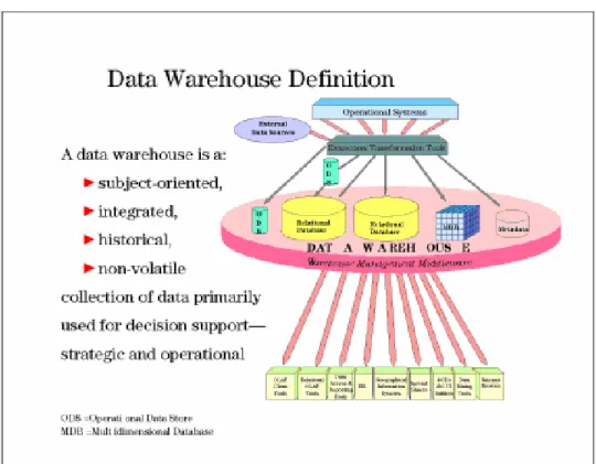 Figura 1: Definición de Datawarehouse 