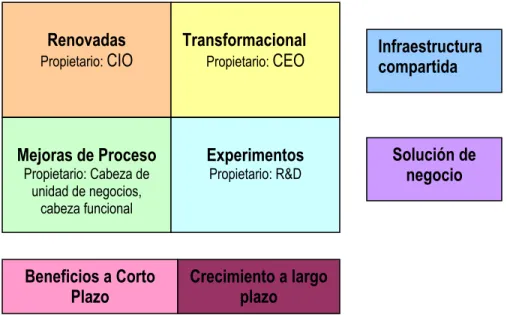 Figura 8: Dimensiones de la inversión en TI 