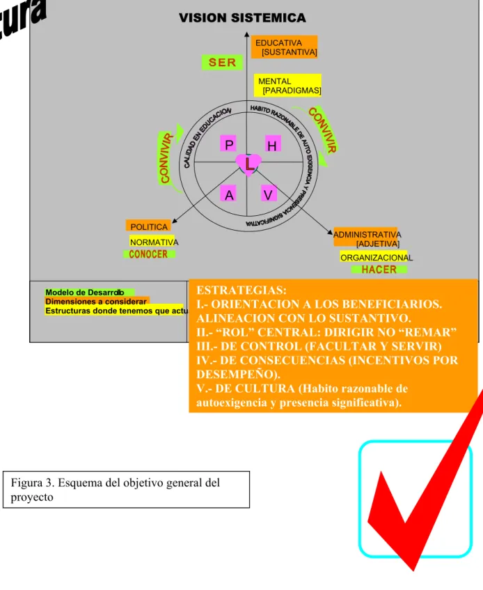 Figura 3. Esquema del objetivo general del  proyecto 