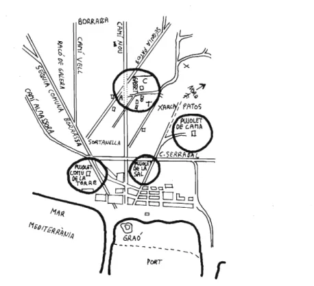 Fig. 13 - Pujolets deis voltélnts del Grau. 