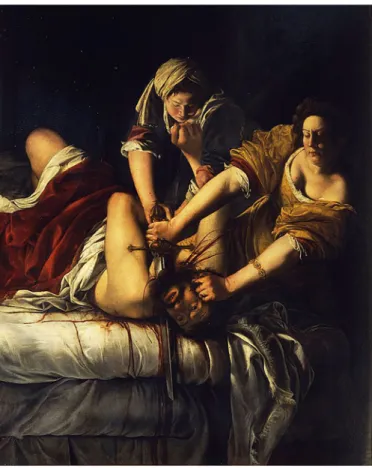 Fig. 2. Judith decapitando a Holofernes, 1620, Artemisia Gentileschi. Florencia: Galería de los Uffizi.