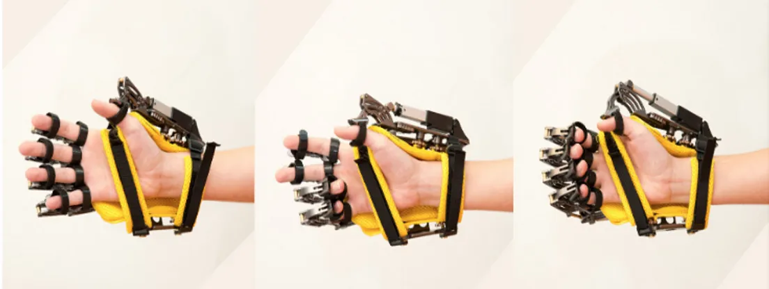 Figura 1.17: ”Hand of Hope (HOH),exoesqueleto de mano. Rehab-Robotics. Figura adaptada de Rehab-Robotics.”